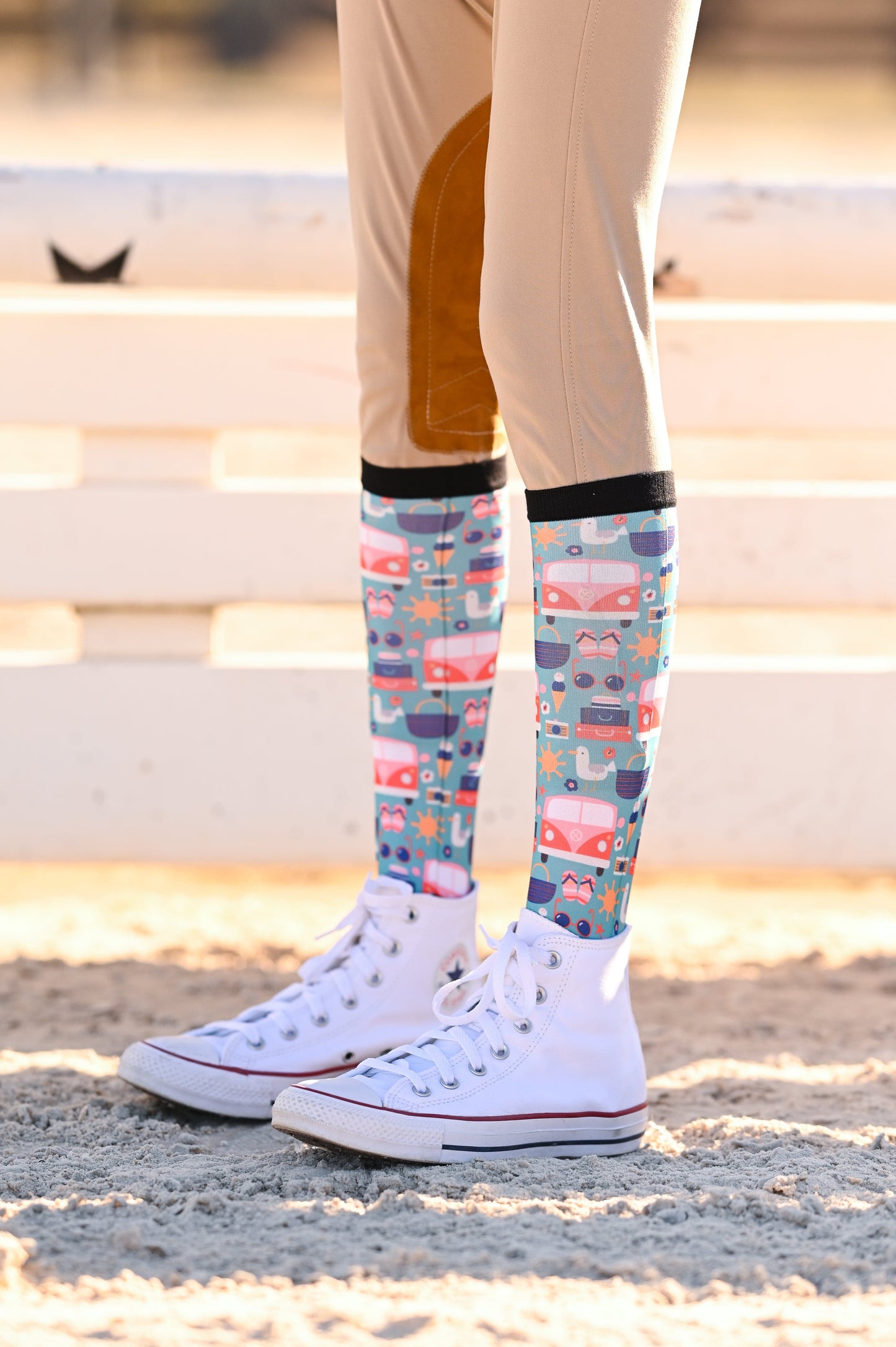 Dreamers & Schemers Socks Dreamers & Schemers- Beep Beep equestrian team apparel online tack store mobile tack store custom farm apparel custom show stable clothing equestrian lifestyle horse show clothing riding clothes horses equestrian tack store