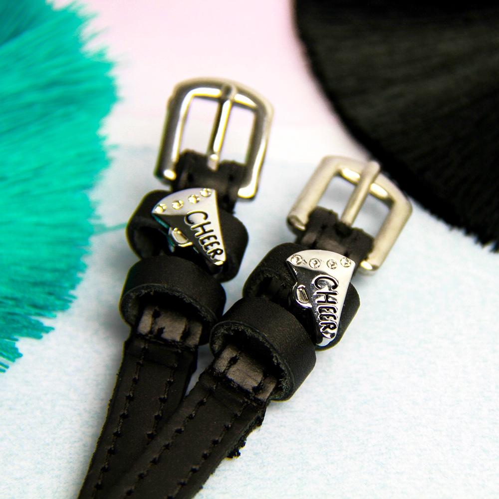 ManeJane Spur Straps Cheer Spur Straps equestrian team apparel online tack store mobile tack store custom farm apparel custom show stable clothing equestrian lifestyle horse show clothing riding clothes ManeJane Ace of Spades horses equestrian tack store