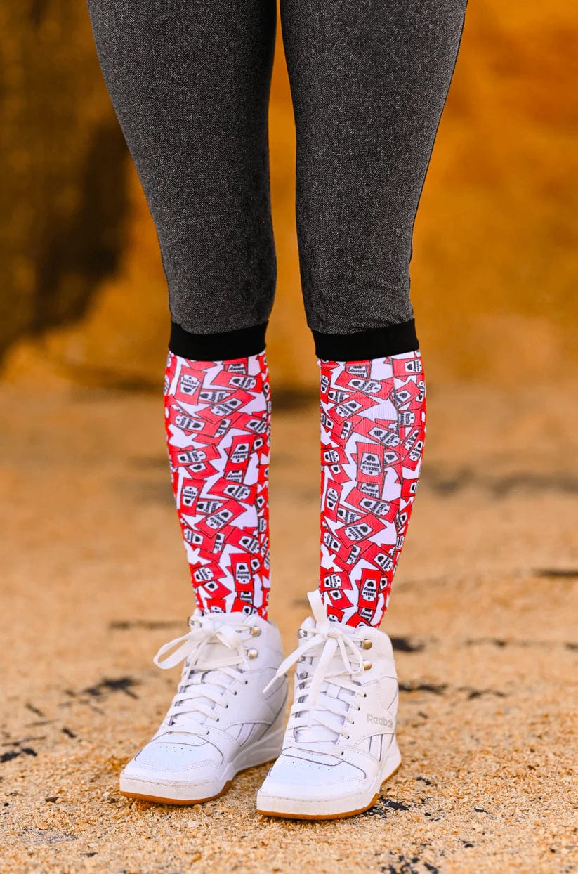 dreamers & schemers Boot Sock Dreamers & Schemers- Saucy equestrian team apparel online tack store mobile tack store custom farm apparel custom show stable clothing equestrian lifestyle horse show clothing riding clothes Unicorns & Fluffy Clouds Horse Riding Boot Socks horses equestrian tack store