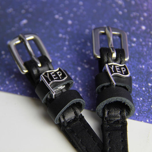 ManeJane Black Spur Straps YEP Spur Straps equestrian team apparel online tack store mobile tack store custom farm apparel custom show stable clothing equestrian lifestyle horse show clothing riding clothes horses equestrian tack store