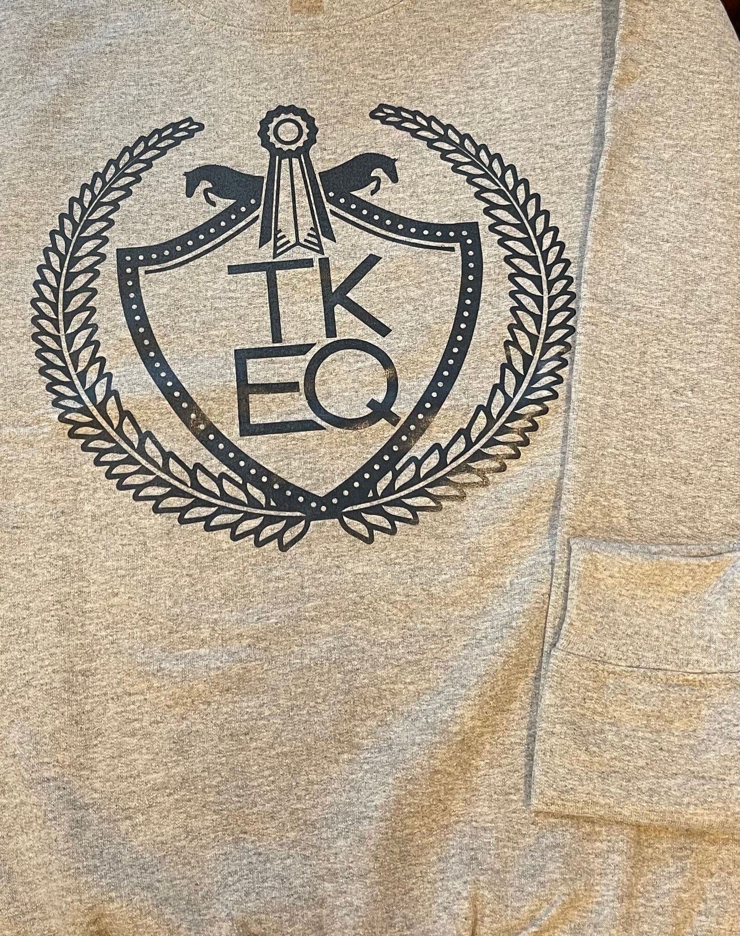 TKEQ Women's Casual Shirt TKEQ- Crest Sweatshirt equestrian team apparel online tack store mobile tack store custom farm apparel custom show stable clothing equestrian lifestyle horse show clothing riding clothes horses equestrian tack store