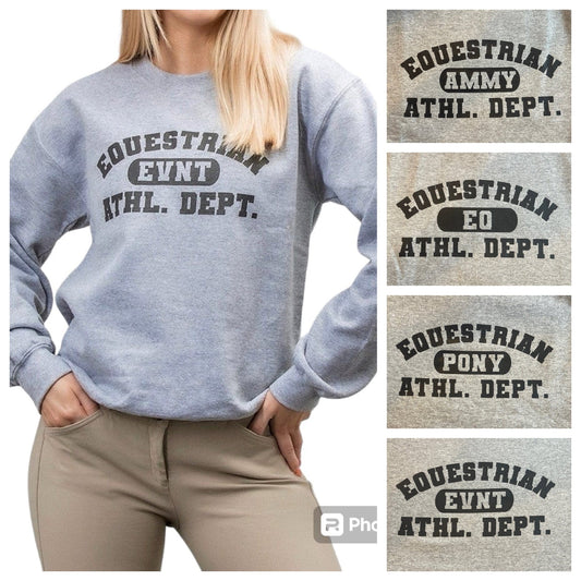 TKEQ Sweatshirt TKEQ- Athletic Department Sweatshirt equestrian team apparel online tack store mobile tack store custom farm apparel custom show stable clothing equestrian lifestyle horse show clothing riding clothes horses equestrian tack store