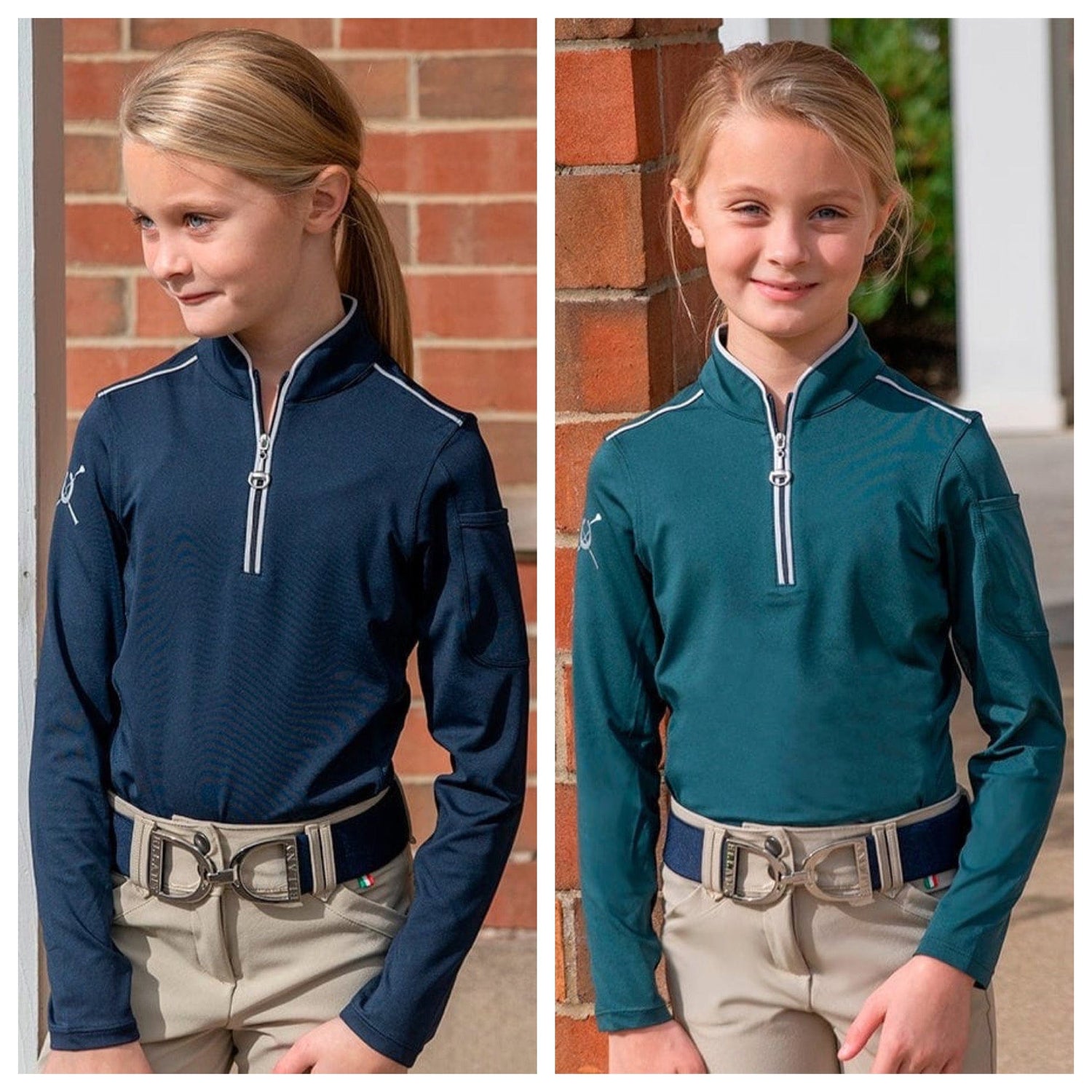 Chestnut Bay SUN SHIRT Chestnut Bay- Performance Rider Skycool Yth LS equestrian team apparel online tack store mobile tack store custom farm apparel custom show stable clothing equestrian lifestyle horse show clothing riding clothes horses equestrian tack store