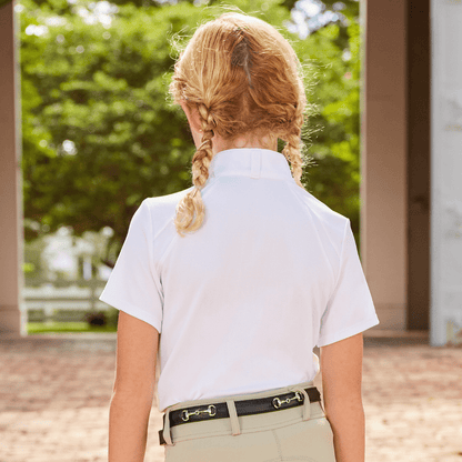 RJ Classics Show Shirt RJ Classics- Ava Jr. Show Shirt - White equestrian team apparel online tack store mobile tack store custom farm apparel custom show stable clothing equestrian lifestyle horse show clothing riding clothes horses equestrian tack store