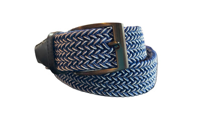 Rather Lucky Belts Royal/White Rather Lucky- Braided Belt (XS Youth) equestrian team apparel online tack store mobile tack store custom farm apparel custom show stable clothing equestrian lifestyle horse show clothing riding clothes horses equestrian tack store