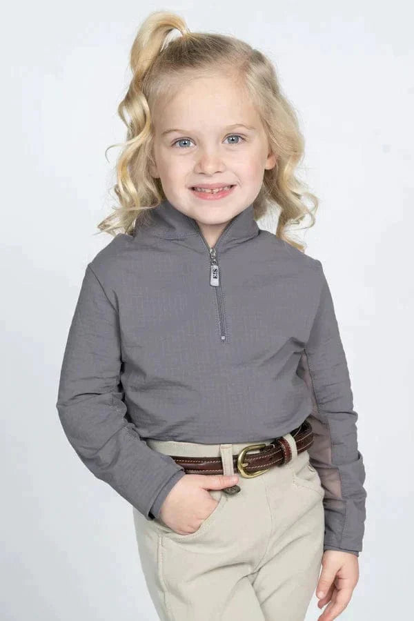 EIS Youth Shirt L / Grey EIS 2.0-Youth Sunshirts Large equestrian team apparel online tack store mobile tack store custom farm apparel custom show stable clothing equestrian lifestyle horse show clothing riding clothes ETA Kids Equestrian Fashion | EIS Sun Shirts horses equestrian tack store