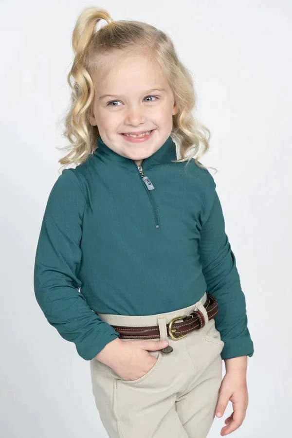 EIS Youth Shirt L / Hunter Green EIS 2.0-Youth Sunshirts Large equestrian team apparel online tack store mobile tack store custom farm apparel custom show stable clothing equestrian lifestyle horse show clothing riding clothes ETA Kids Equestrian Fashion | EIS Sun Shirts horses equestrian tack store