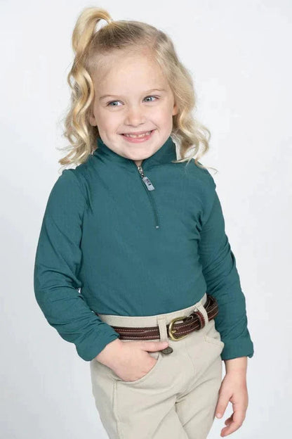 EIS Youth Shirt M / Hunter Green EIS 2.0-Youth Sunshirts Medium equestrian team apparel online tack store mobile tack store custom farm apparel custom show stable clothing equestrian lifestyle horse show clothing riding clothes ETA Kids Equestrian Fashion | EIS Sun Shirts horses equestrian tack store