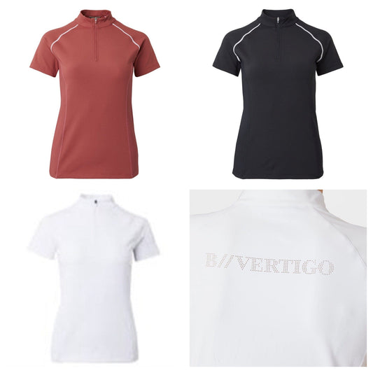 B Vertigo Training Shirt B Vertigo- Adara Junior Short Sleeve Training Shirt equestrian team apparel online tack store mobile tack store custom farm apparel custom show stable clothing equestrian lifestyle horse show clothing riding clothes horses equestrian tack store