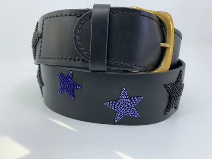 Equestrian Team Apparel Beaded Belt- Stars equestrian team apparel online tack store mobile tack store custom farm apparel custom show stable clothing equestrian lifestyle horse show clothing riding clothes horses equestrian tack store