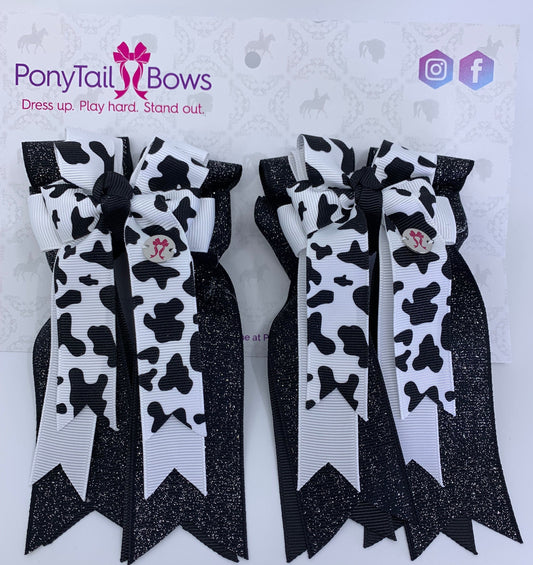 PonyTail Bows 3" Tails PonyTail Bows- Holy Cow equestrian team apparel online tack store mobile tack store custom farm apparel custom show stable clothing equestrian lifestyle horse show clothing riding clothes PonyTail Bows | Equestrian Hair Accessories horses equestrian tack store