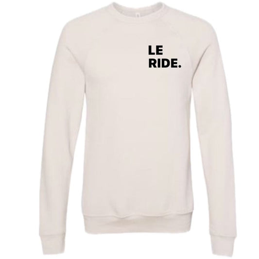 Equestrian Team Apparel Women's Sweat Shirt S Le Ride. Sweatshirt Bone equestrian team apparel online tack store mobile tack store custom farm apparel custom show stable clothing equestrian lifestyle horse show clothing riding clothes horses equestrian tack store