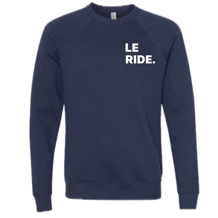 Equestrian Team Apparel Women's Sweat Shirt S Le Ride. Sweatshirt Navy equestrian team apparel online tack store mobile tack store custom farm apparel custom show stable clothing equestrian lifestyle horse show clothing riding clothes horses equestrian tack store