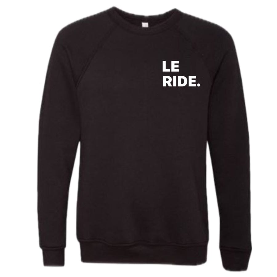 Equestrian Team Apparel Women's Sweat Shirt S Le Ride. Sweatshirt Black equestrian team apparel online tack store mobile tack store custom farm apparel custom show stable clothing equestrian lifestyle horse show clothing riding clothes horses equestrian tack store