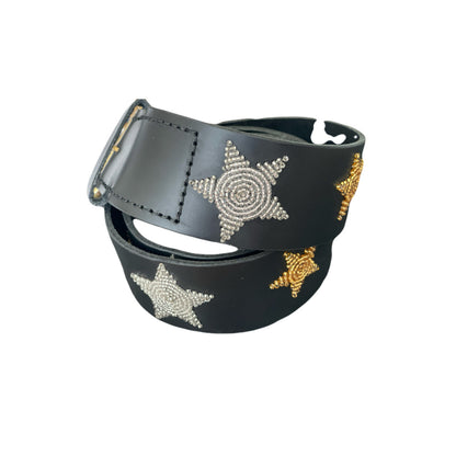 Belt- 1.75" Beaded (Star)