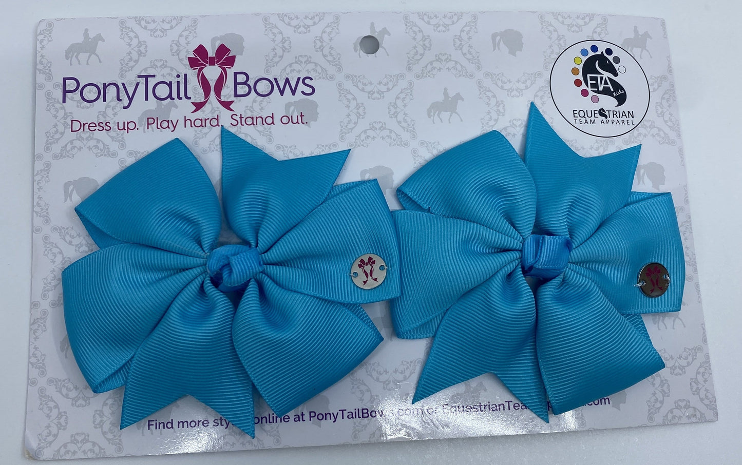 PonyTail Bows Pinwheel Pinwheel Turquoise PonyTail Bows equestrian team apparel online tack store mobile tack store custom farm apparel custom show stable clothing equestrian lifestyle horse show clothing riding clothes PonyTail Bows | Equestrian Hair Accessories horses equestrian tack store