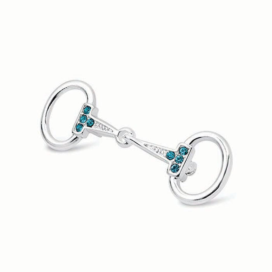 Kelly and Company Show Bows Aqua Kelly and Company- Pins (Snaffle Bit, Aqua) equestrian team apparel online tack store mobile tack store custom farm apparel custom show stable clothing equestrian lifestyle horse show clothing riding clothes horses equestrian tack store