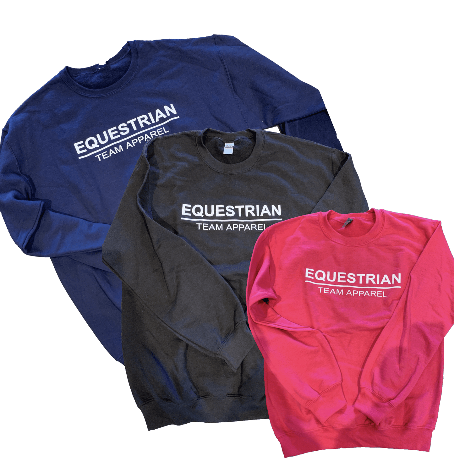 Equestrian Team Apparel Women's Sweat Shirt S / HOT PINK ETA Sweatshirts equestrian team apparel online tack store mobile tack store custom farm apparel custom show stable clothing equestrian lifestyle horse show clothing riding clothes horses equestrian tack store