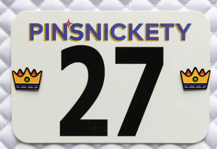 Pinsnickety Crown Pinsnickety equestrian team apparel online tack store mobile tack store custom farm apparel custom show stable clothing equestrian lifestyle horse show clothing riding clothes horses equestrian tack store