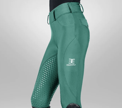 Equestly Women's pants Equestly- Lux GripTEQ Riding Pants Jade equestrian team apparel online tack store mobile tack store custom farm apparel custom show stable clothing equestrian lifestyle horse show clothing riding clothes horses equestrian tack store