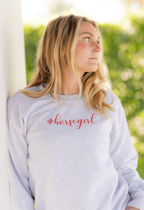 TKEQ Pullover TKEQ- #HORSEGIRL Sweatshirt equestrian team apparel online tack store mobile tack store custom farm apparel custom show stable clothing equestrian lifestyle horse show clothing riding clothes horses equestrian tack store