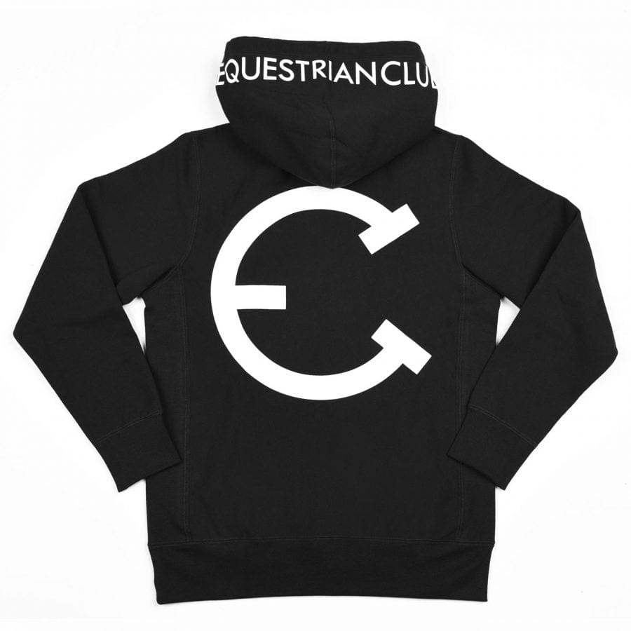 EquestrianClub Pullover Black / S EquestrianClub LOGO Hoodie equestrian team apparel online tack store mobile tack store custom farm apparel custom show stable clothing equestrian lifestyle horse show clothing riding clothes horses equestrian tack store