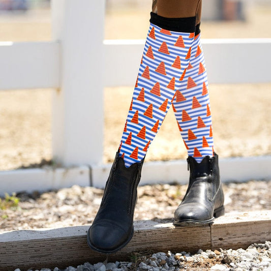 Dreamers & Schemers Socks Dreamers & Schemers- Caution equestrian team apparel online tack store mobile tack store custom farm apparel custom show stable clothing equestrian lifestyle horse show clothing riding clothes horses equestrian tack store