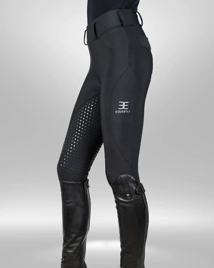 Equestly Women's pants Equestly Lux GripTEQ Riding Pants - Charcoal equestrian team apparel online tack store mobile tack store custom farm apparel custom show stable clothing equestrian lifestyle horse show clothing riding clothes horses equestrian tack store