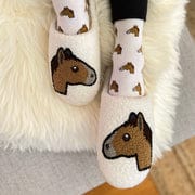 Dreamers & Schemers Accessory Dreamers & Schemers  Slipper with crew socks equestrian team apparel online tack store mobile tack store custom farm apparel custom show stable clothing equestrian lifestyle horse show clothing riding clothes horses equestrian tack store