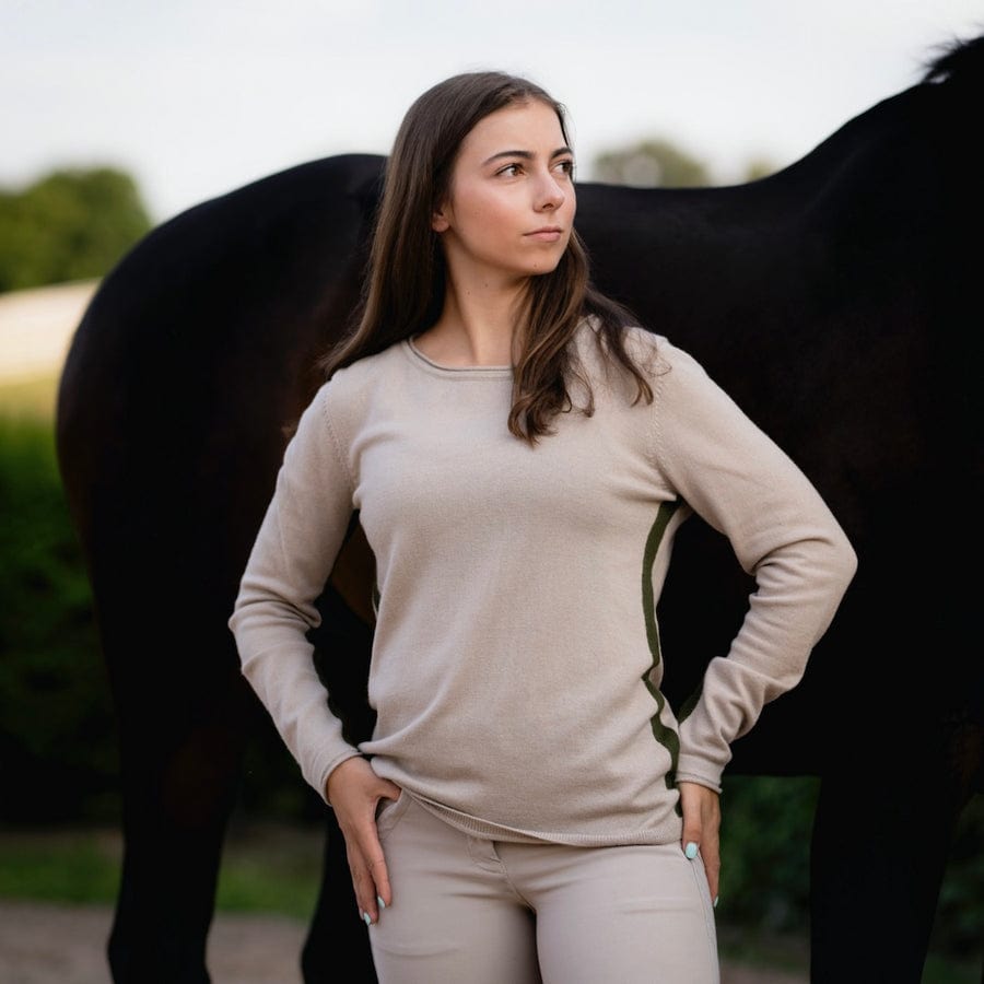 TKEQ sweater TKEQ Cassidy Crewneck Sweater - Shoreline equestrian team apparel online tack store mobile tack store custom farm apparel custom show stable clothing equestrian lifestyle horse show clothing riding clothes horses equestrian tack store