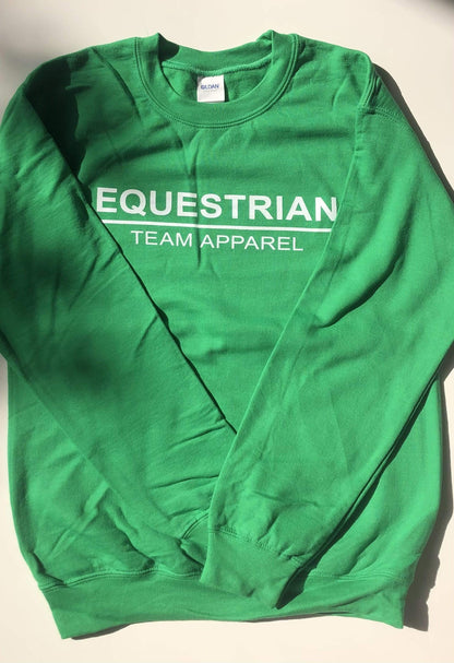 Equestrian Team Apparel Women's Sweat Shirt S / Green ETA Sweatshirts equestrian team apparel online tack store mobile tack store custom farm apparel custom show stable clothing equestrian lifestyle horse show clothing riding clothes horses equestrian tack store