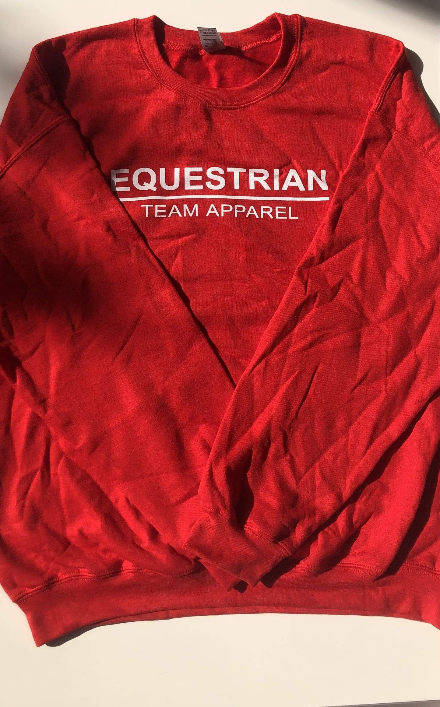 Equestrian Team Apparel Women's Sweat Shirt XL / Red ETA Sweatshirts equestrian team apparel online tack store mobile tack store custom farm apparel custom show stable clothing equestrian lifestyle horse show clothing riding clothes horses equestrian tack store