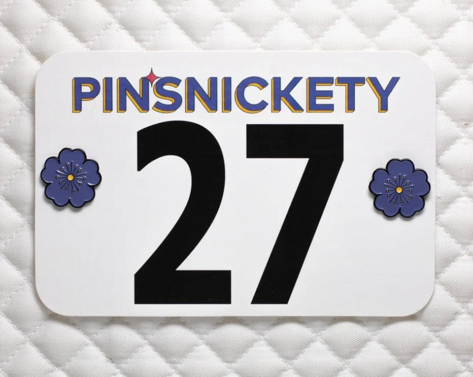 Pinsnickety Pinsnickety- Purple Poppy equestrian team apparel online tack store mobile tack store custom farm apparel custom show stable clothing equestrian lifestyle horse show clothing riding clothes horses equestrian tack store