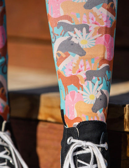 Dreamers & Schemers Socks Dreamers & Schemers- Pony Up equestrian team apparel online tack store mobile tack store custom farm apparel custom show stable clothing equestrian lifestyle horse show clothing riding clothes horses equestrian tack store