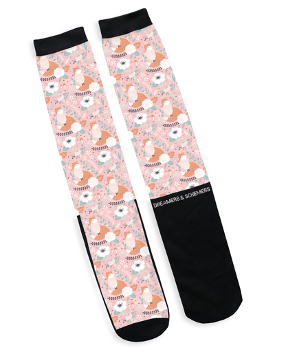 dreamers & schemers Boot Sock Pretty In Pink Original Boot Socks equestrian team apparel online tack store mobile tack store custom farm apparel custom show stable clothing equestrian lifestyle horse show clothing riding clothes Pretty In Pink Original Boot Socks | Equestrians Rock horses equestrian tack store